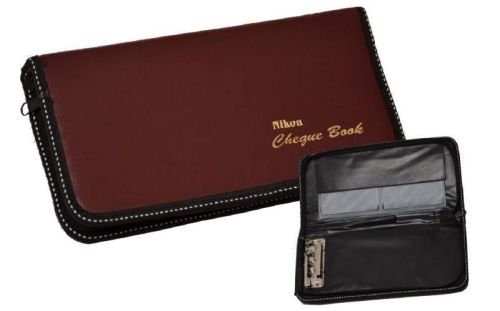 Synthetic Leather Cheque Book Holder, Size : 10x8inch