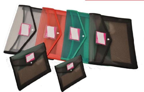 F-4021 Button File Bag With Net, Feature : Waterproof