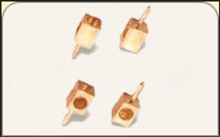 Polished Brass PCB Terminals, For Electrical Items, Sockets, Switches, Pattern : Plain