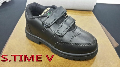 PU Leather School Shoes, Gender : Kids