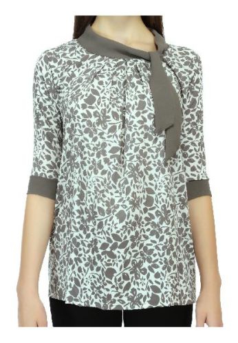 OOVAO White Crepe Printed Western Top, Gender : Female