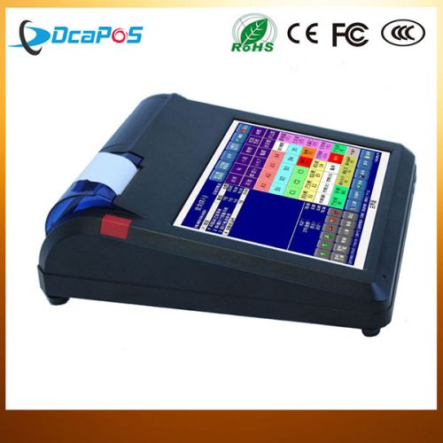 12 Inch Touch Screen Cash Registers Integrated 58MM Printer