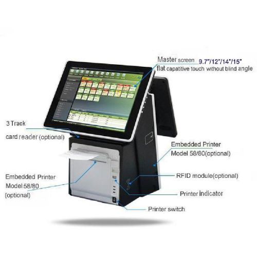 Pos Machine, Brand Name : :DcaPOS, Screen Size : 4:3 TFT 15'