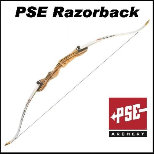 PSE Archery Wood Razorback Recurve Bow