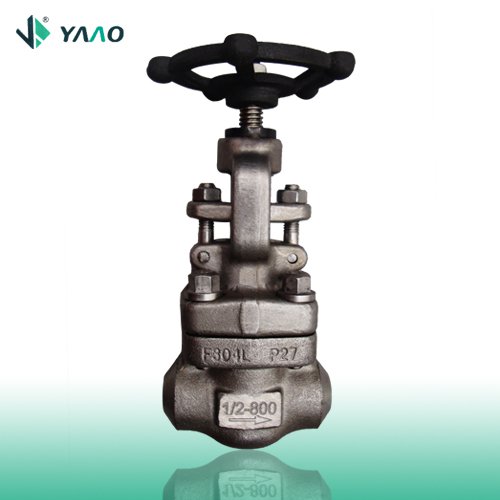 BW A182 F304L Forged Globe Valves, Brand Name : Yaao