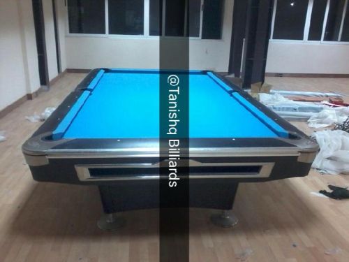 Polished Natural Wooden American Pool Board Table, For Playing Use, Feature : Colorful, Crack Proof