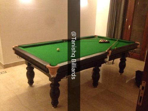 Polished Natural Wooden Indian Snooker Pool Tables, For Playing Use, Feature : Colorful, Crack Proof