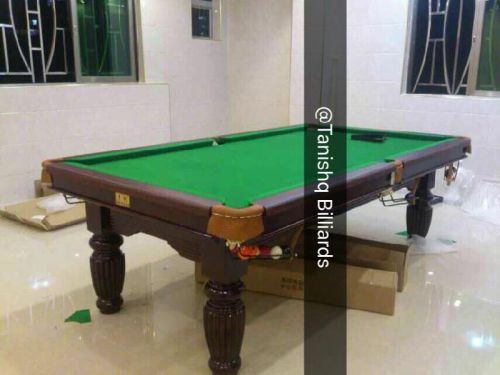 Polished Natural Wooden Local Pool Tables, For Playing Use, Feature : Colorful, Crack Proof, Easy To Assemble