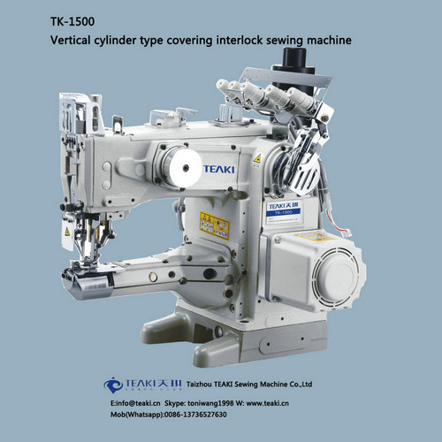 TK-1500 Vertical Cylinder Type Covering Interlock Sewing Machine