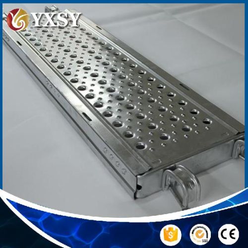 Construction Perforated Scaffold Steel Plank, Brand Name : YXSY