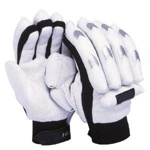 Plain PU Cricket Batting Gloves, Size : M