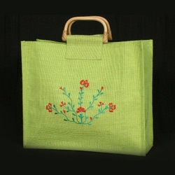 Jute Embroidery Bag