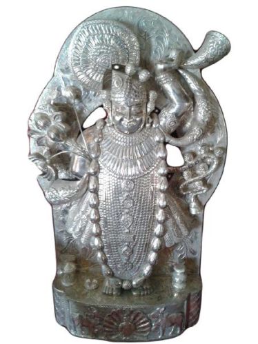 Square Silver Coated Chowki, For Worship, Style : Antique
