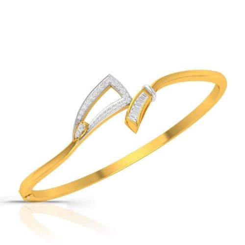 Pearl Shine Diamond Gold Bracelet, Gender : Female