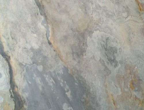 Rectangular Slate Veneer Sheet, For Interior, Pattern : Plain