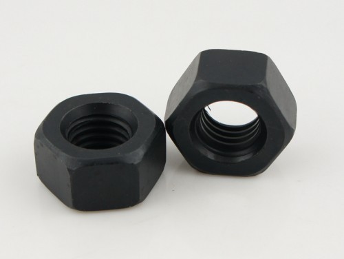 Low Carbon Hot Forged Nut, Color : White Black Zinc