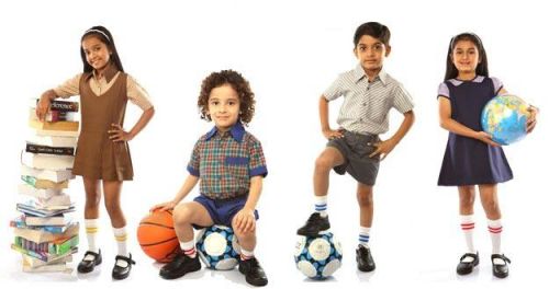 Cotton School Uniform, Size : Large, Medium, Small