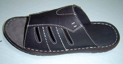 Mens Leather Slippers