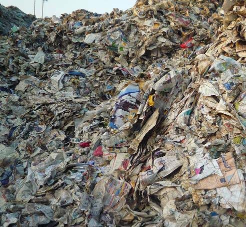 Waste paper, GSM : 70 GSM