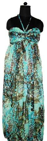 Printed Chiffon Designer Dresses, Occasion : Festival Wear