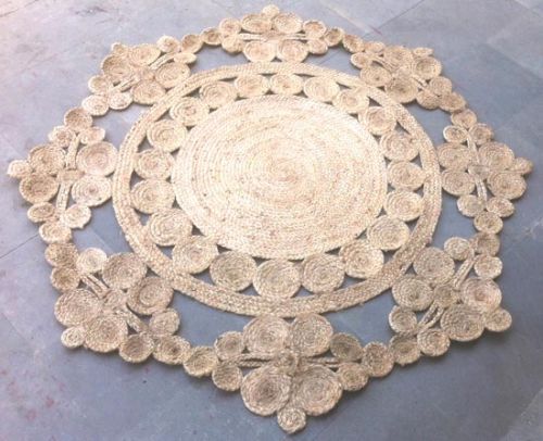 SGE Jute Braided Round Rugs