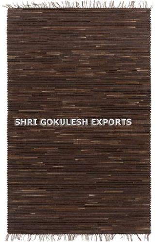 SGE Handloom Leather Carpets, For Home, Living Room, Outdoor, Indoor, Floor Covering
