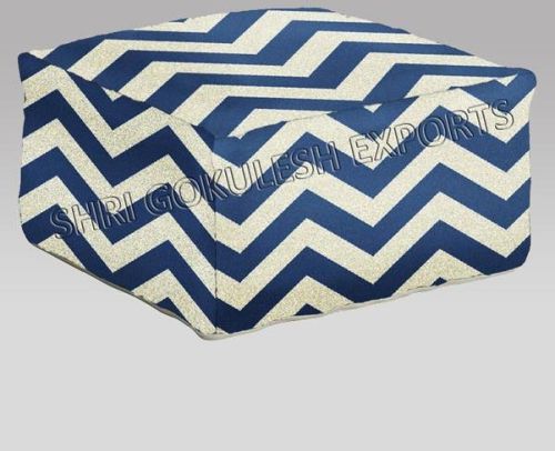 Cotton Modern Ottoman, For Home, Living Room, Indoor, Outdoor, Picnic, Decoration, Technics : Handmade
