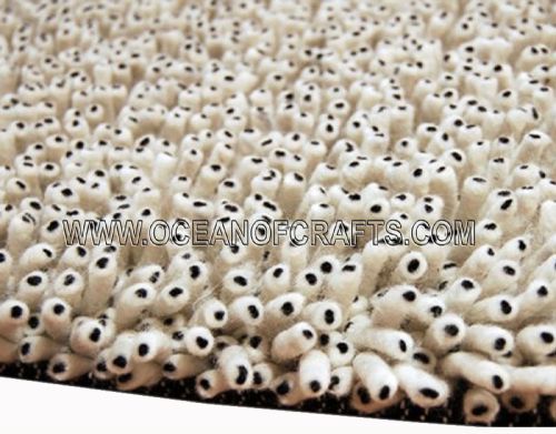 SGE Wool Shaggy Rug, For Home, Living Room, Outdoor, Indoor, Decoration