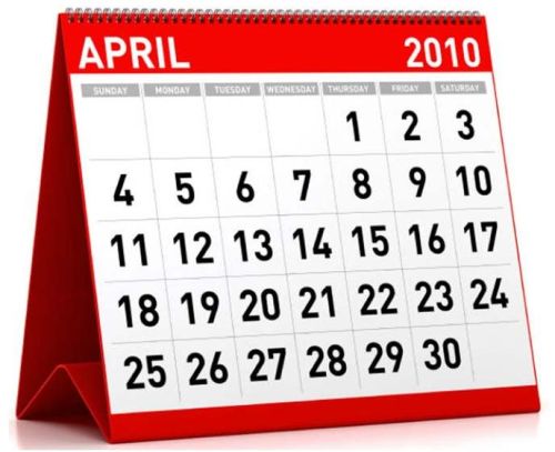 Rectangular Paper Desk Calendars, For Home, Office, Pattern : Printed