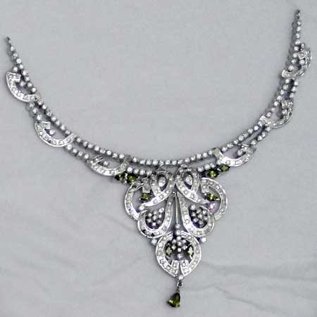 Sterling Silver Necklace Set