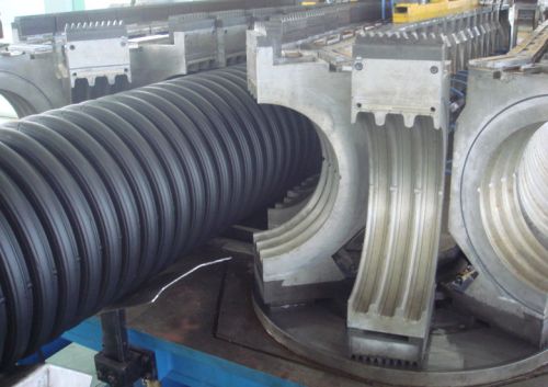 HDPE Double Wall Corrugated Pipe Making Machinery