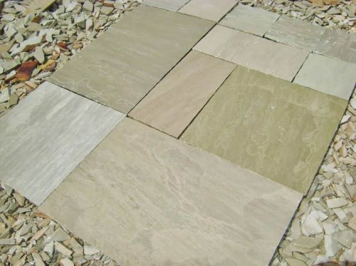 Raj Green Sandstone Pavings