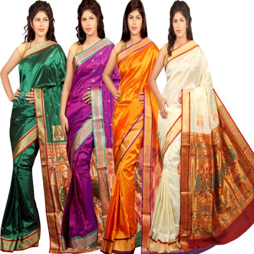 Art Silk Paithani Saree