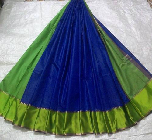 Plain Cotton Silk Saree, Occasion : Casual Wear