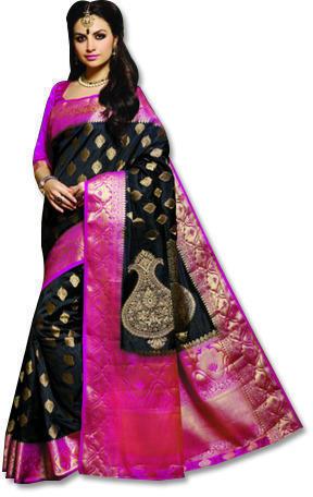 Tussar Silk Saree, Occasion : Party Wear