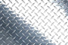 Stainless Steel Chequered Plates, Color : Grey