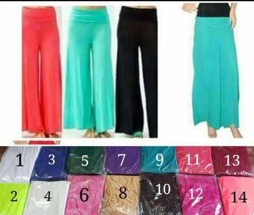 Plain Cotton Lycra Palazzo Pants, Size : 0-20, 20-40