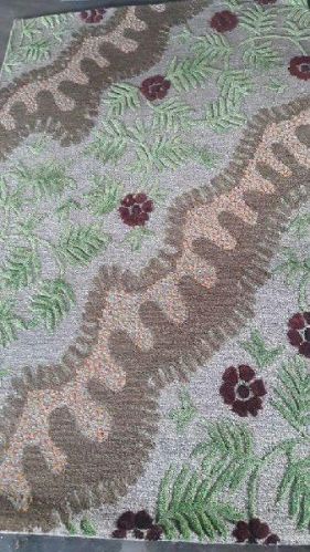 Leather Plain Printed Carpets, Size : 2x3feet, 3x4feet, 4x5feet