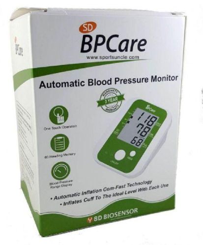 SD BP Care Automatic Blood Pressure Monitor