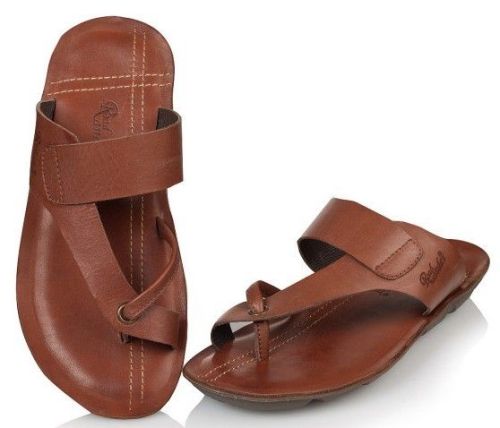 Leather Slippers, For Daily Wear, Pattern : Plain