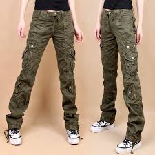 Cotton Ladies Cargo Pants, Technics : Attractive Pattern