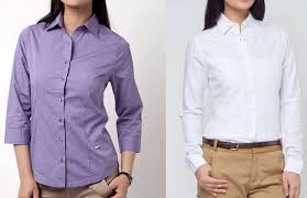 Plain Cotton Ladies Formal Shirts, Size : XL