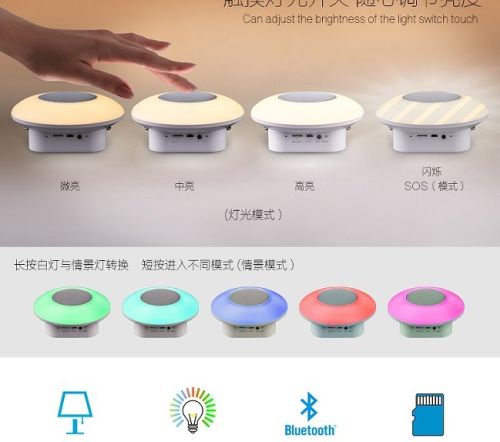 2016 Newest Wall Mounting Lantern Lamp Bluetooth Speaker