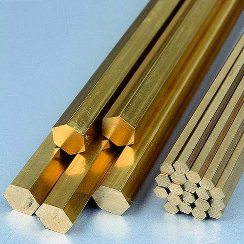 Brass Hex Rod, Length : 3 Ft - 6 Ft