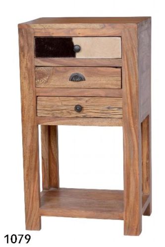 3 Drawer Side Table