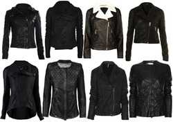 Plain Ladies Leather Jackets, Size : M, XL
