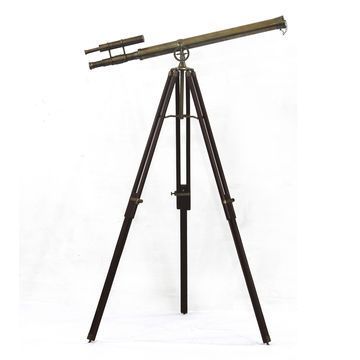 Brass Nautical Tripod Telescope