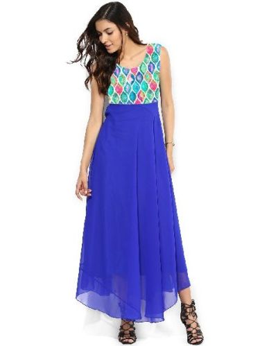 Plain Kurti35, Color : Blue