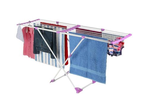 Bonita Purple Colour Flexy Clothes Stand