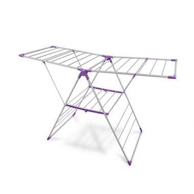 Bonita Silver Coating Purple Colour Geant Clothes Stand